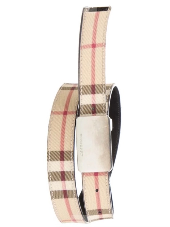 Burberry Nova Check skinny belt size medium main image 7